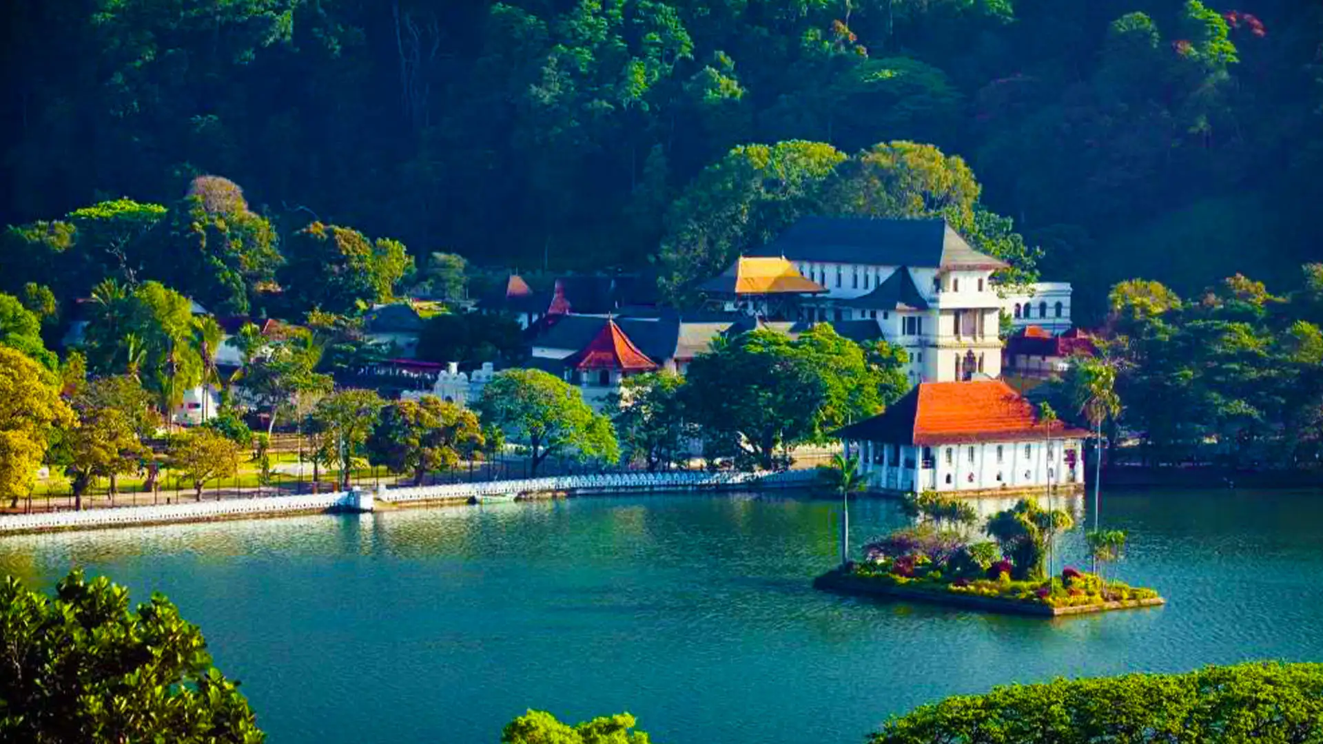 دریاچه کندی؛ تجربه آرامش در قلب طبیعت سریلانکا